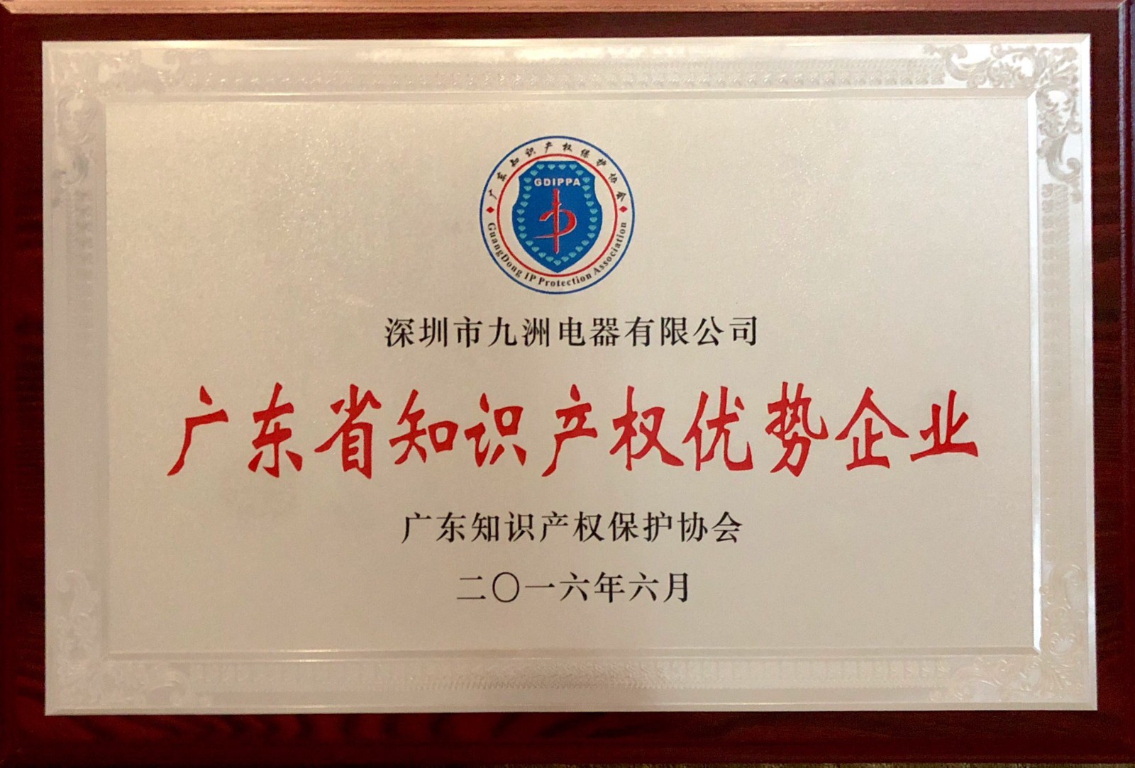 11.2016年广东省知识产权优势企业.jpg